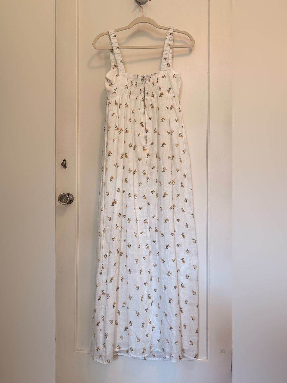 Reformation Tana Linen Floral Maxi Dress - Size S - Picture 5 of 8
